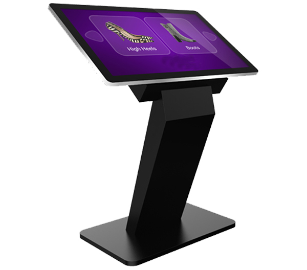 Photo of touch screen retail kiosk